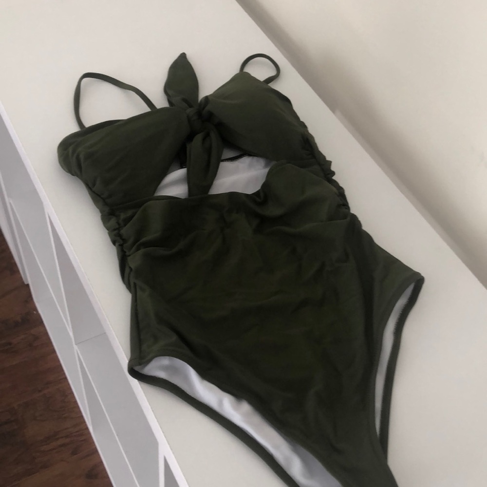 Army Green Swimsuit